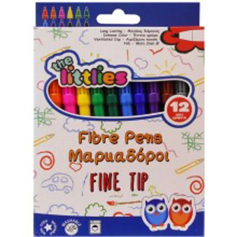 Fine markers The Littles 12 pcs. 646032  / Drawing sets- School Supplies   
